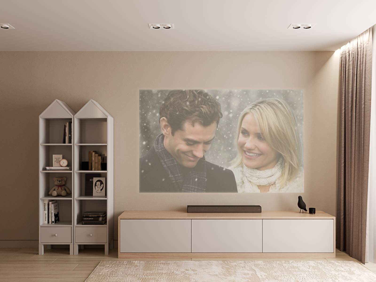 Квартира с проектором. ЖК "Лесная поляна"