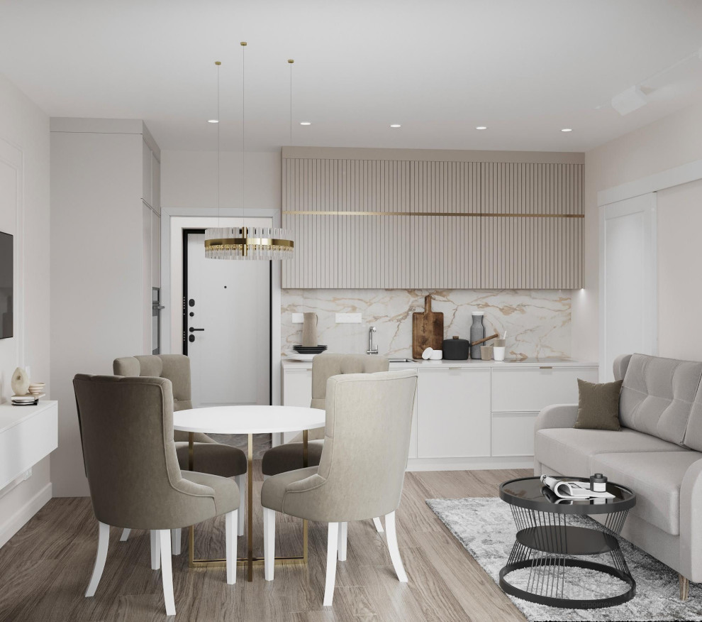 Дизайн-проект однокомнатной квартиры, Волгоградский пр-кт, дом 32/5 корпус