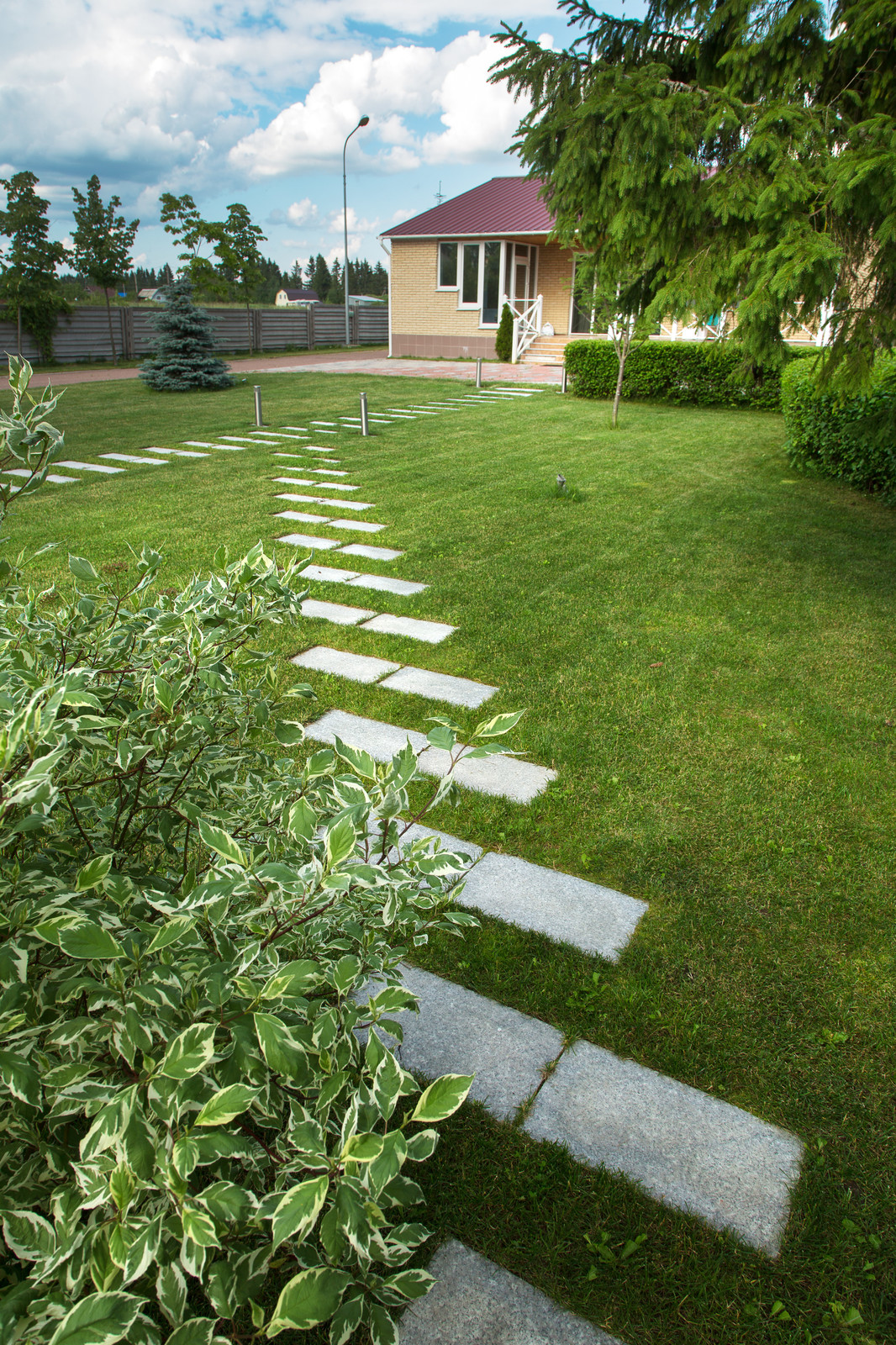 Благоустройство загородного участка Ландшафтный дизайн