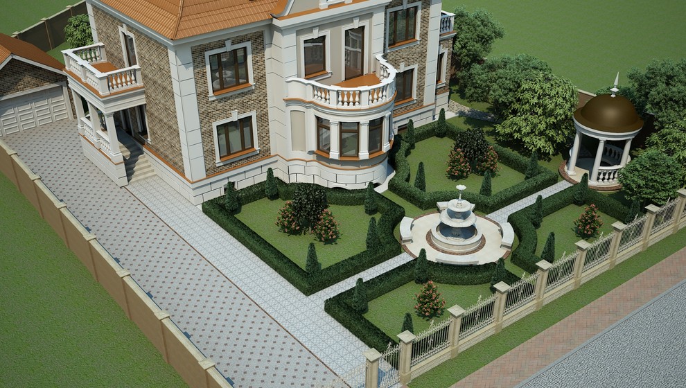 Обложка проекта: Реконструкция фасада и ландшафт