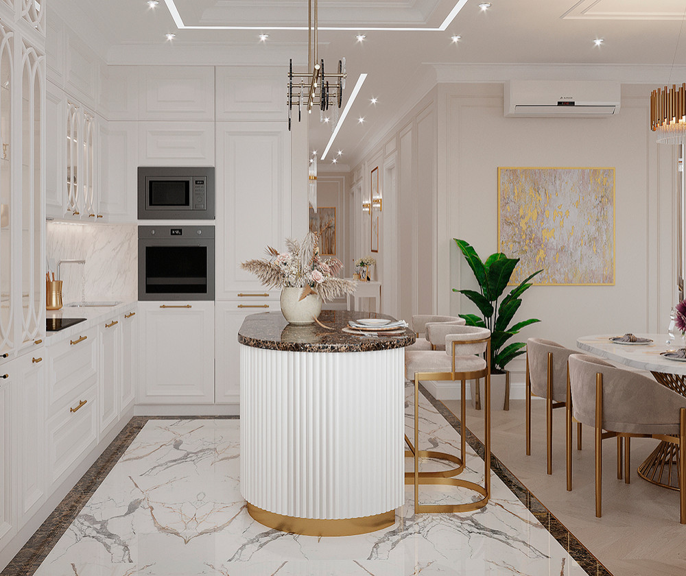 ДИЗАЙН ИНТЕРЬЕРА КВАРТИРЫ В ЖК НЕБО, 109 КВ.М