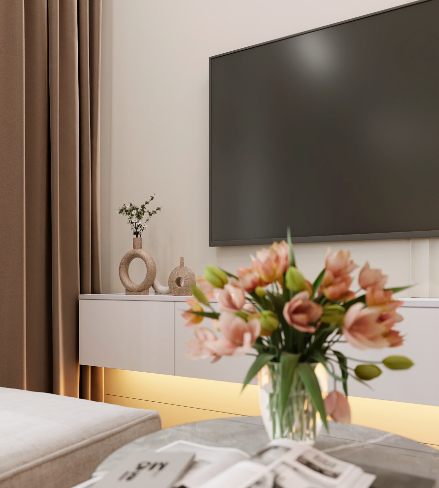 Дизайн проект Московской квартиры для семьи с сыном