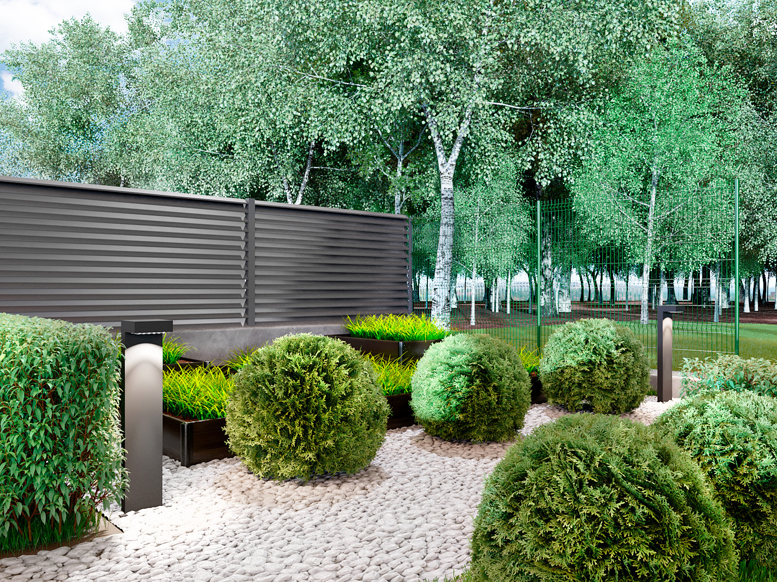 Ландшафт в стиле минимализм