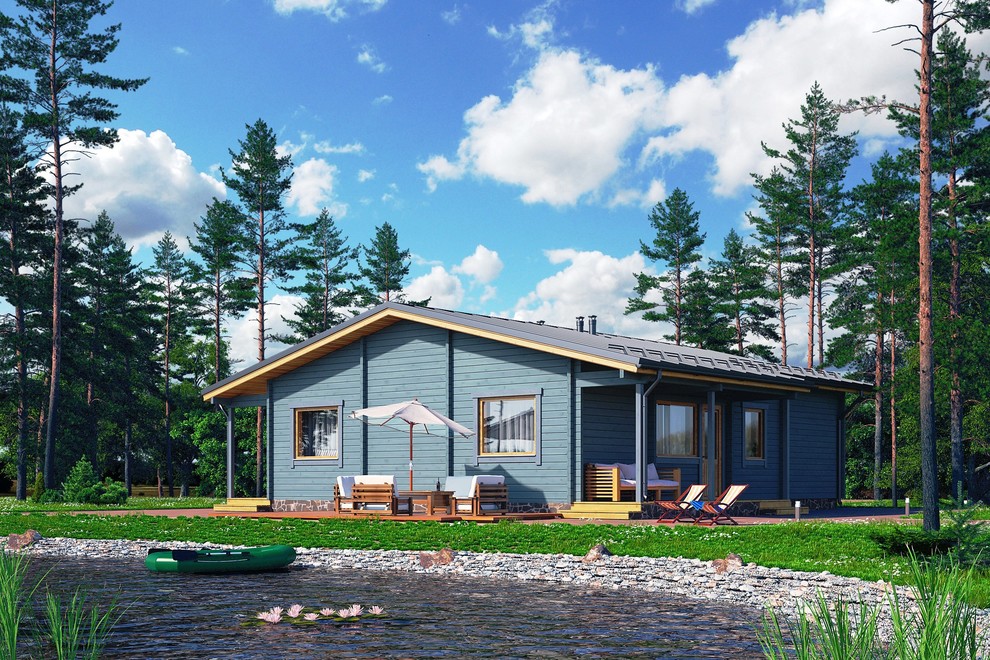 Дом из клеёного бруса сезонного проживания "Базис 1"