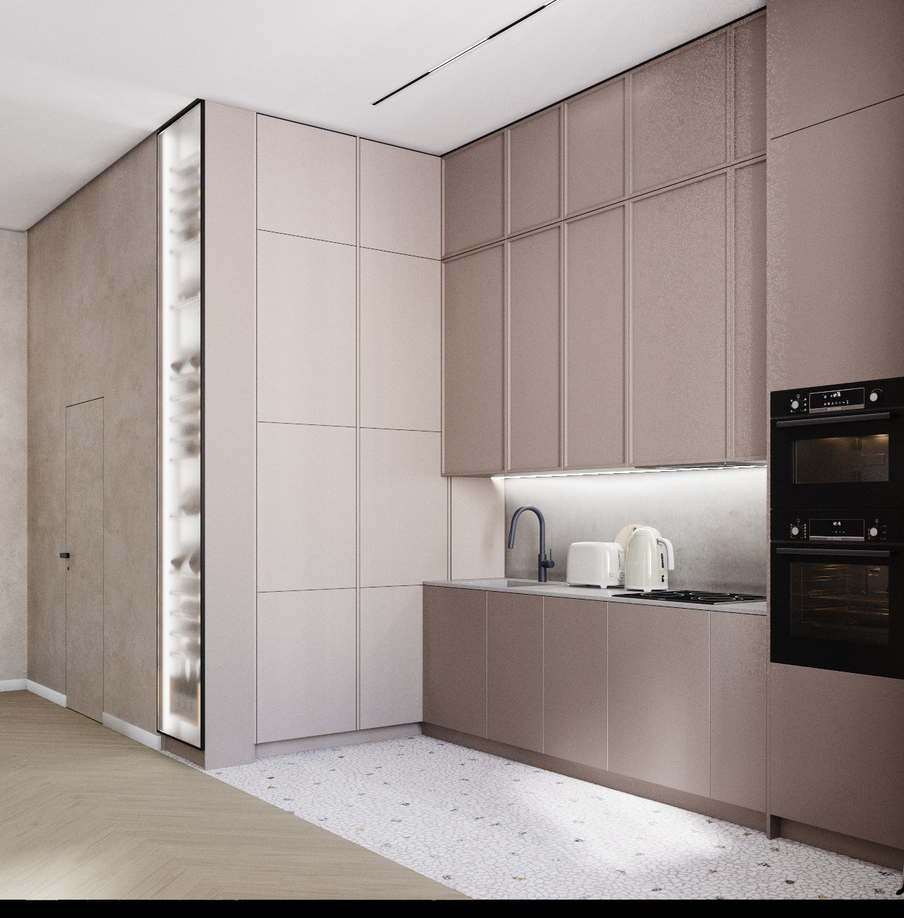 Дизайн проект квартиры в современном стиле