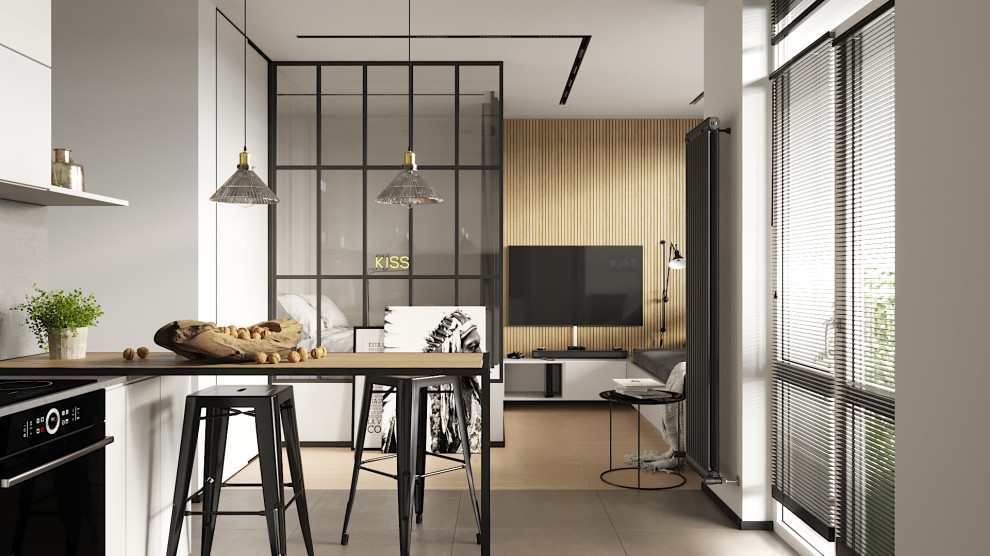 Квартира-студия для молодой пары