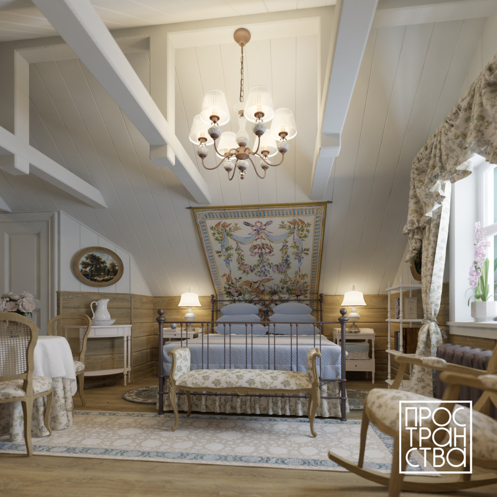 Проект гостиницы в русском стиле в Подмосковье