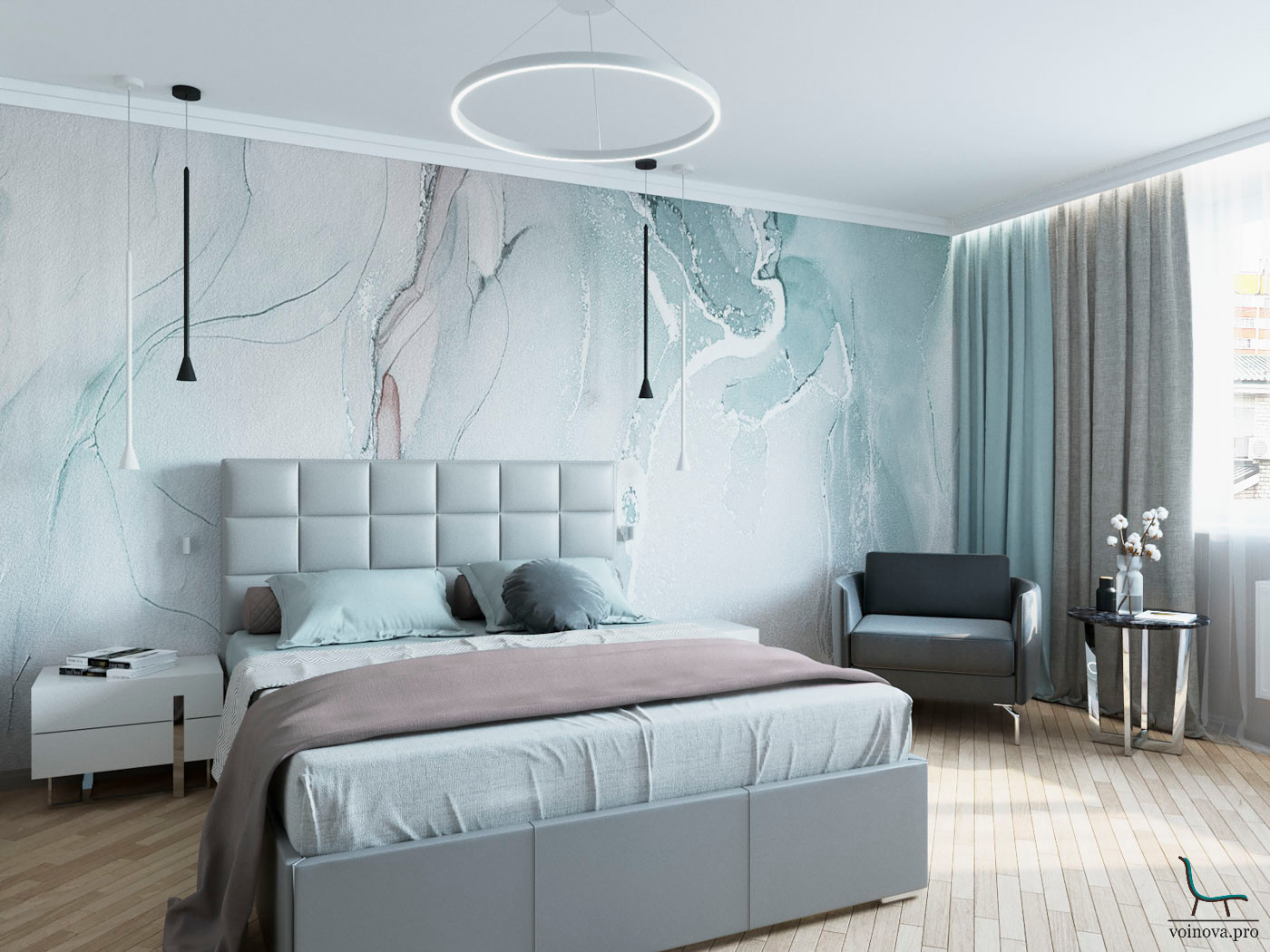 Обложка проекта: Нежная спальня для девочки