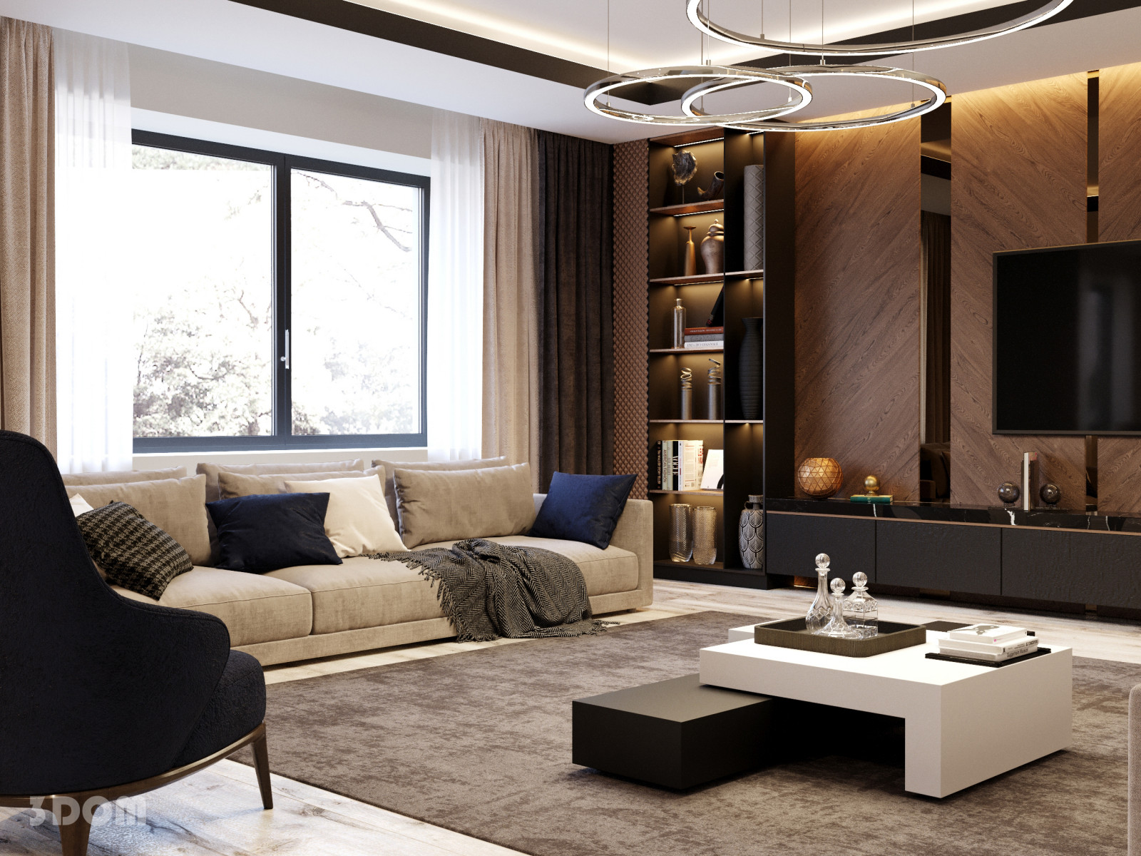 ДОМ КП "ЯНТАРНЫЙ" АКСАЙ 320кв.м | 3DOM