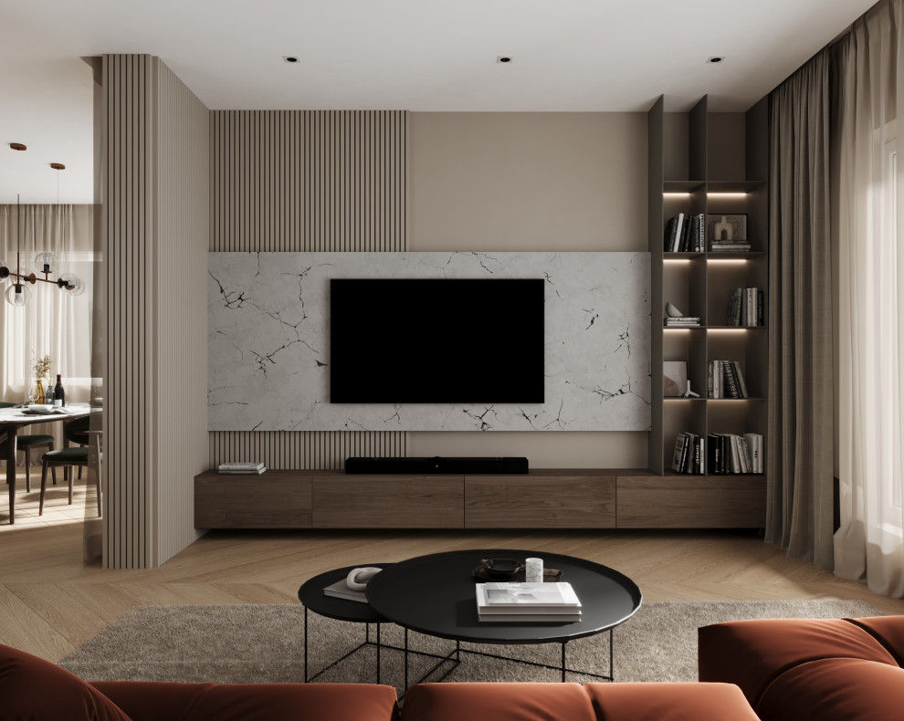 Обволакивающий интерьер дома