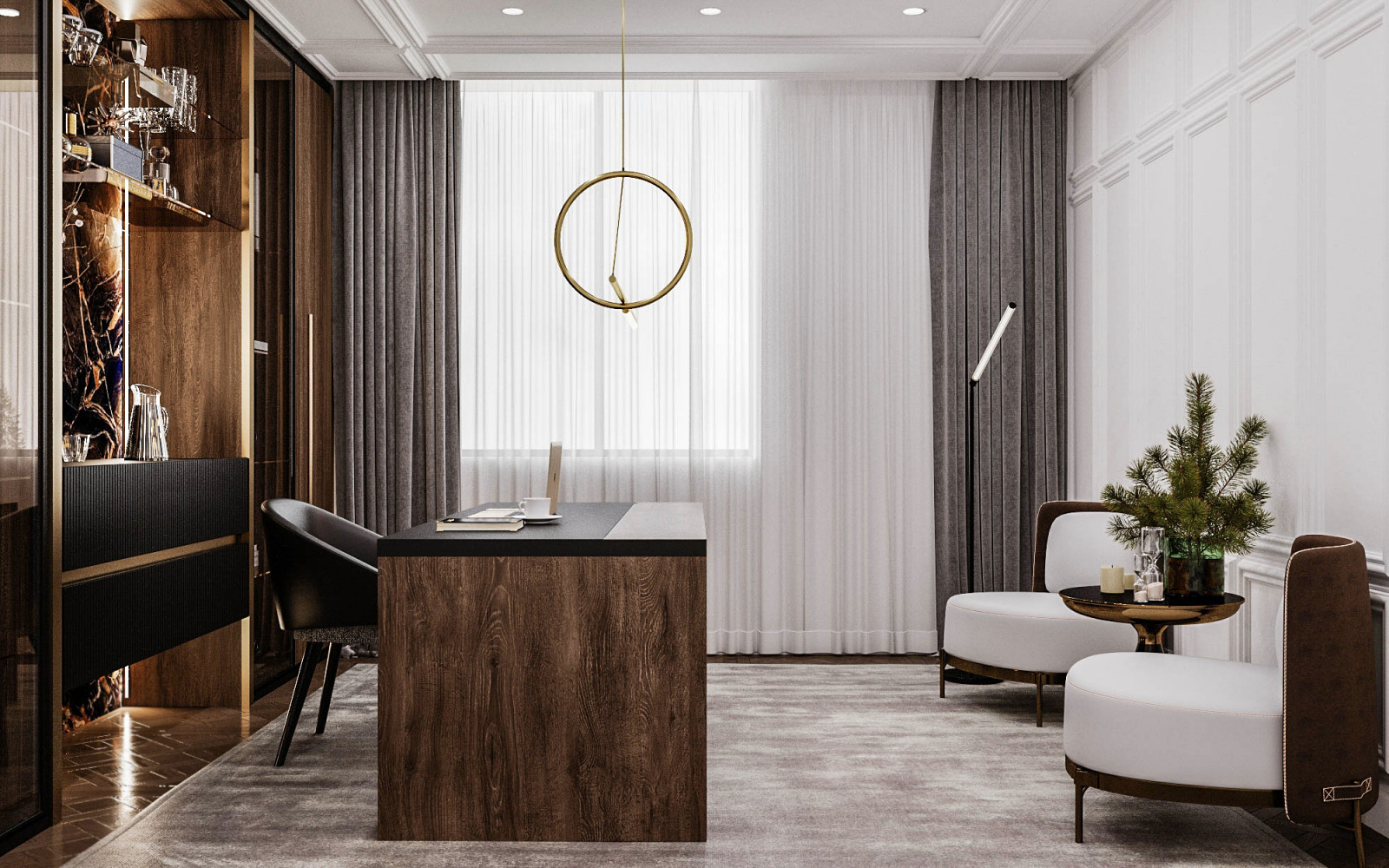 Лазурный, кабинет