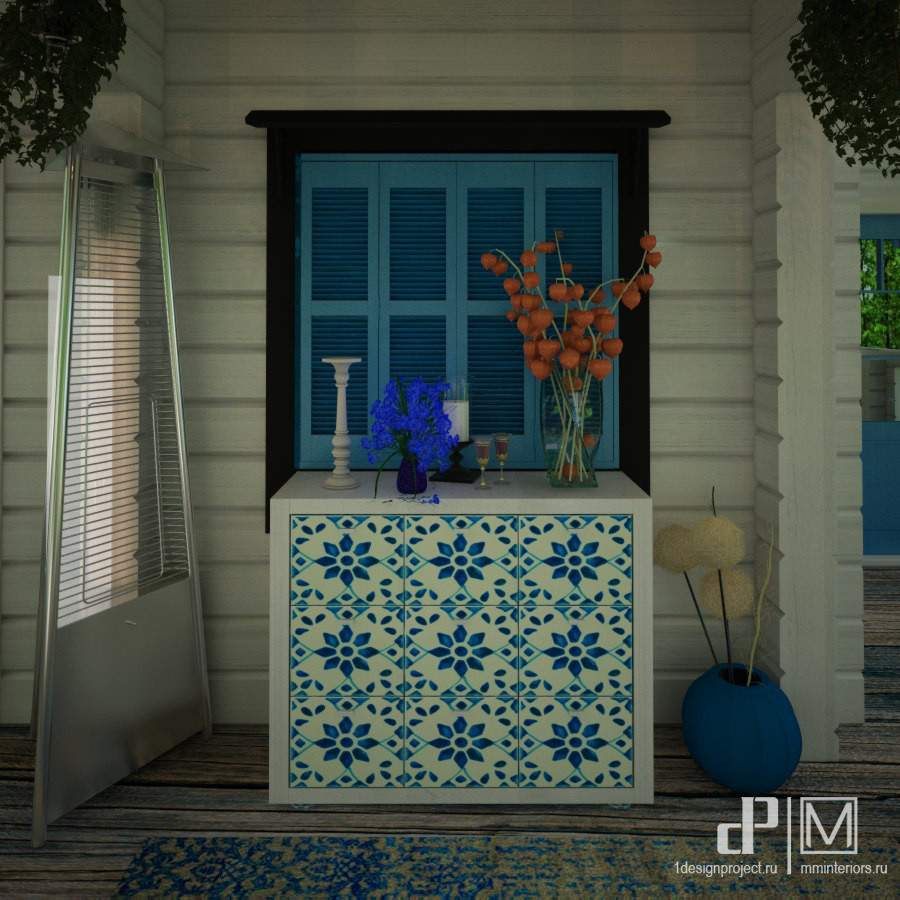 Терраса подмосковного дома