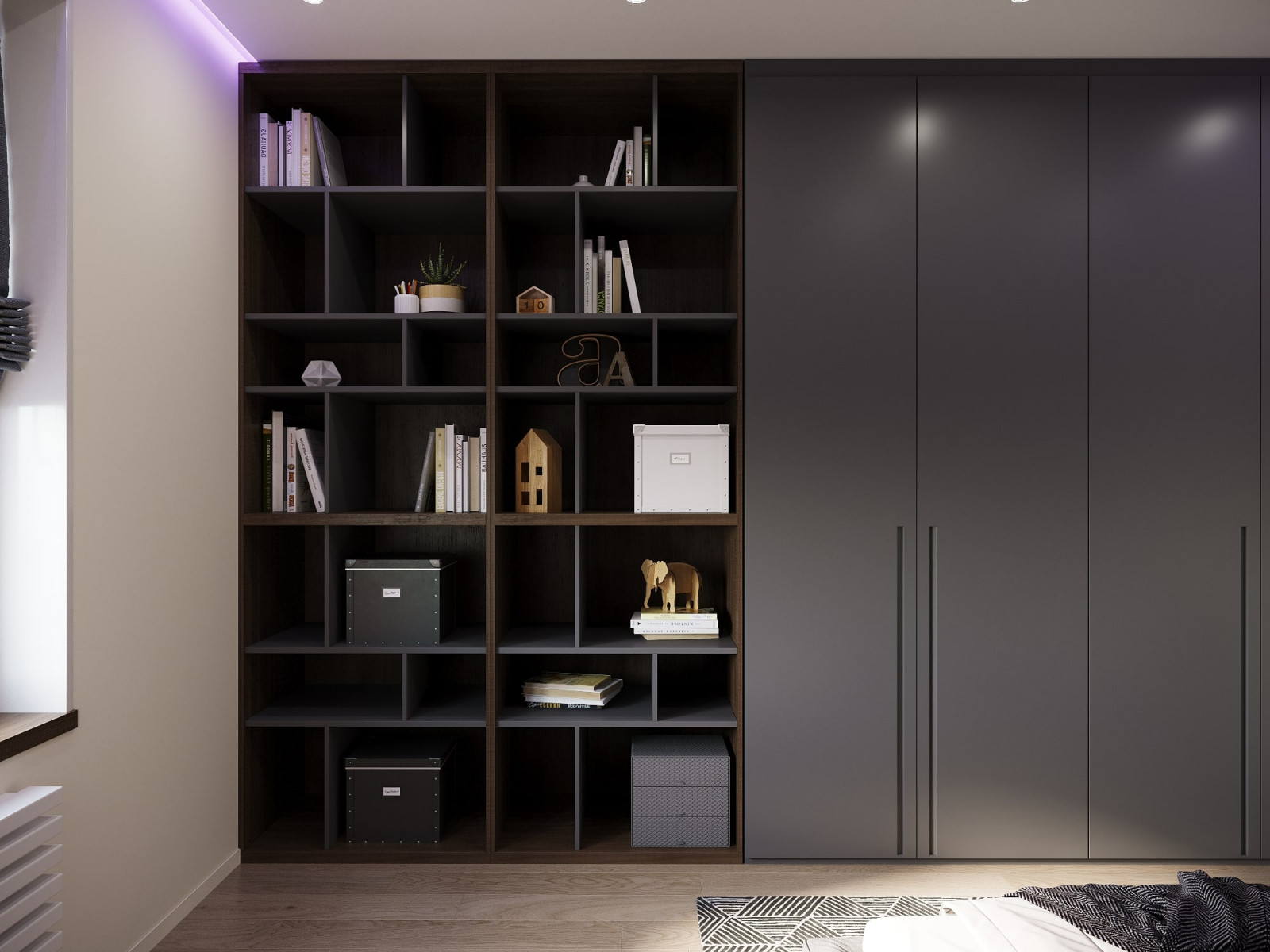 Дизайн-проект квартиры 67м² в ЖК Гранд Квартал