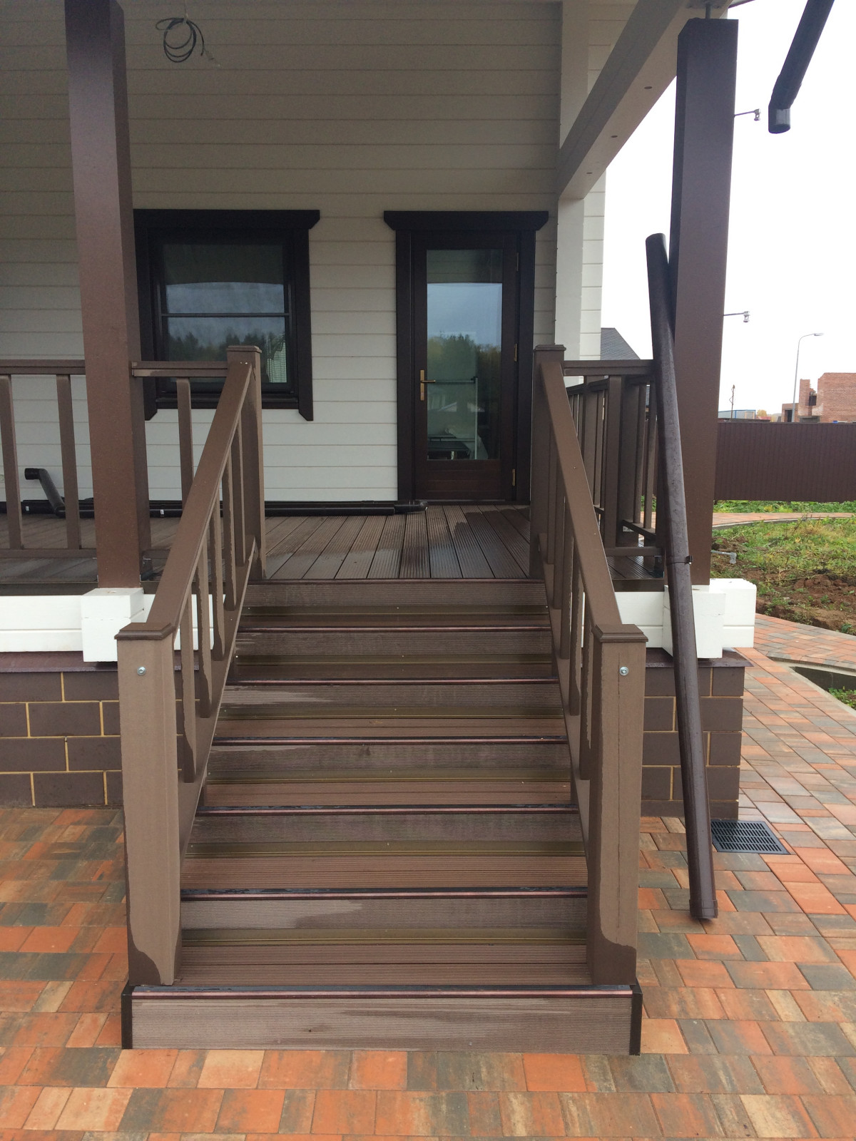 Загородный дом из клееного бруса