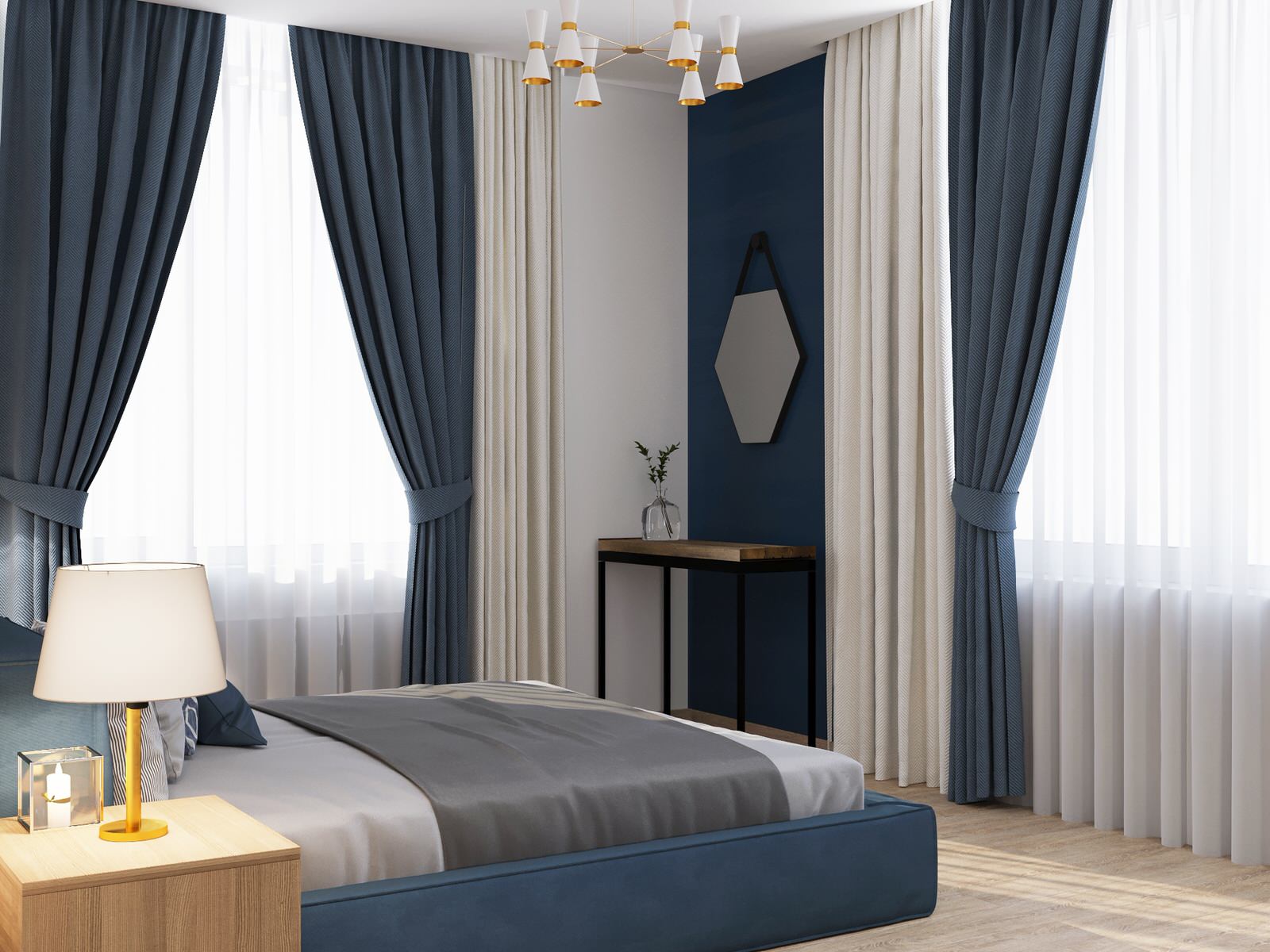 Трехкомнатная квартира в апарт-отеле