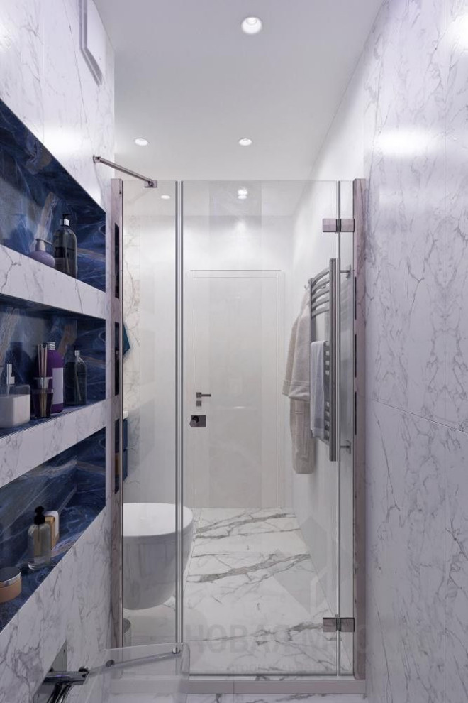 Дизайн-проект студии 45 кв.м в ЖК «Новая звезда»