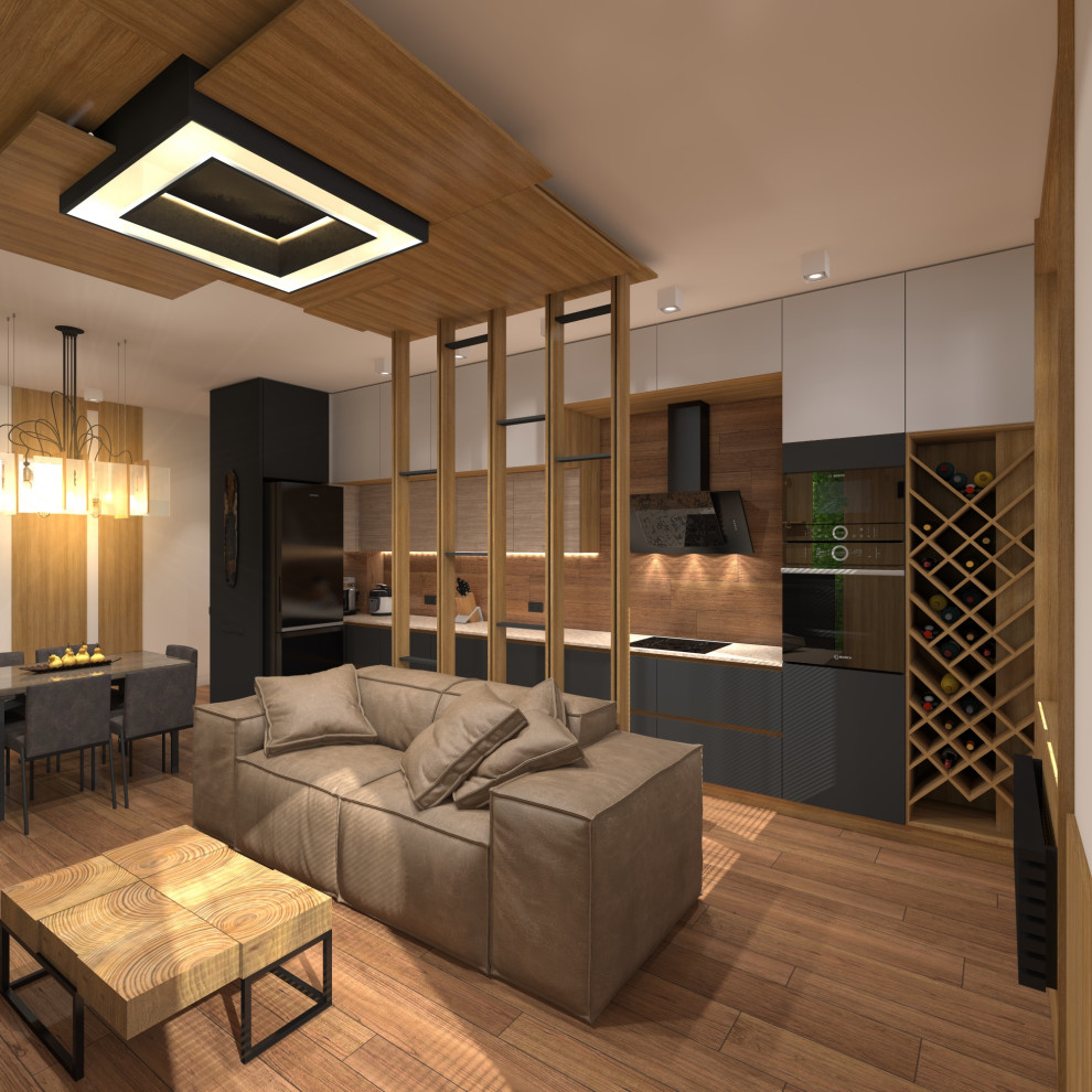 Гостиная-Кухня-Столовая