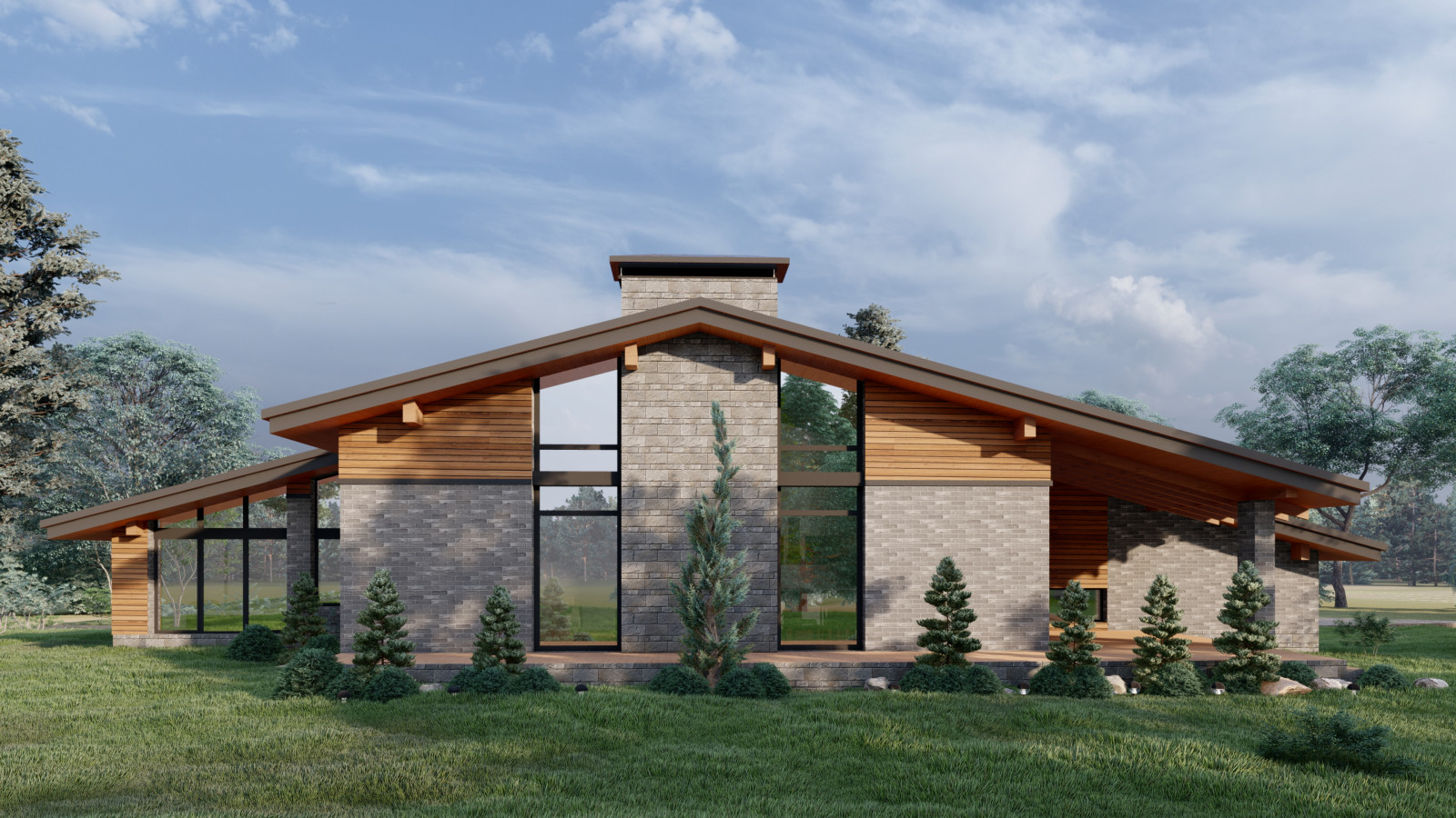 Проект 2-этажного дома