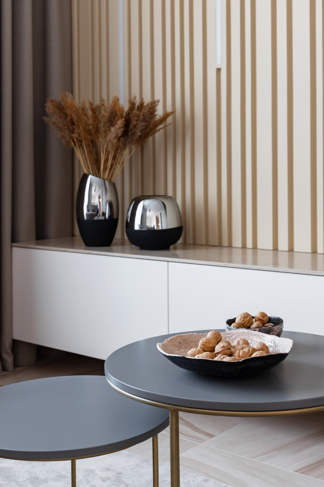 Реализованная квартира в ЖК Макаровский. Кухня-гостиная