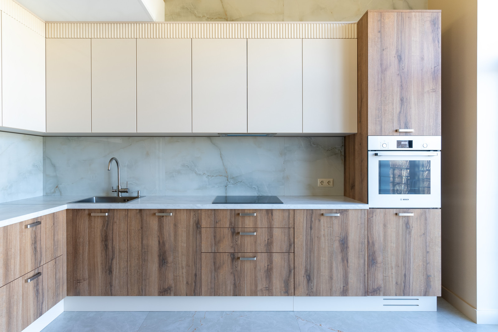 Обложка проекта: Ремонт в двухэтажной квартире в ЖК "Да Винчи"