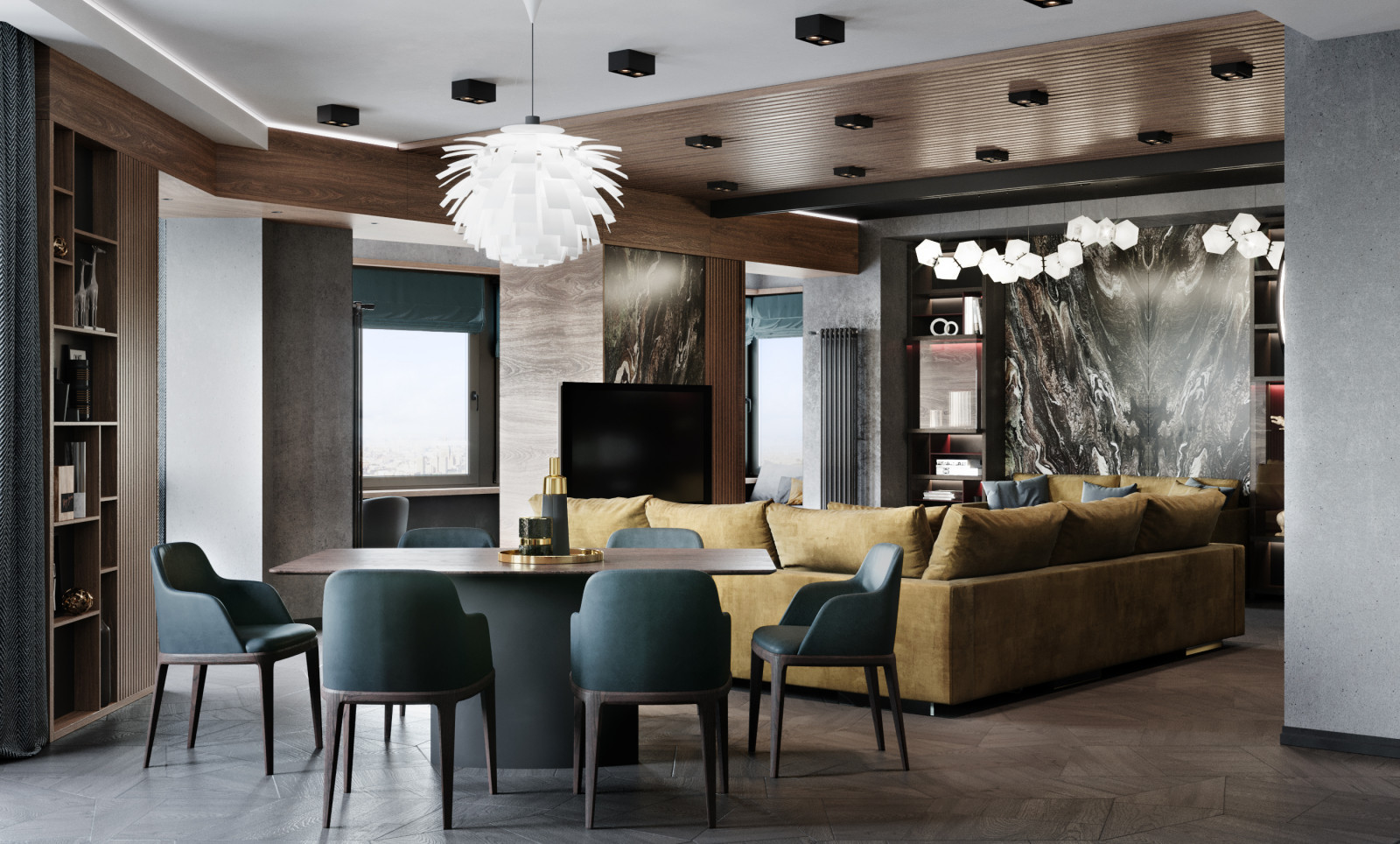 Квартира 160 м² в ЖК «Воскресенская, 4»