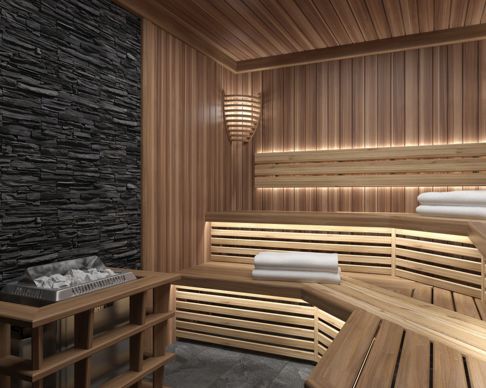 Финская сауна в СПА комплексе