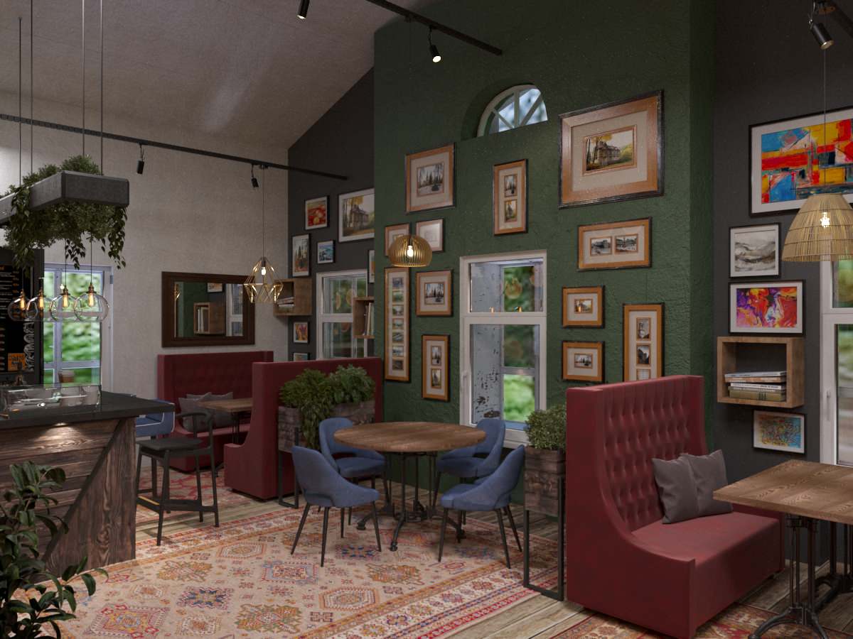 Обложка проекта: кафе ДЫМ в Шуваловском парке