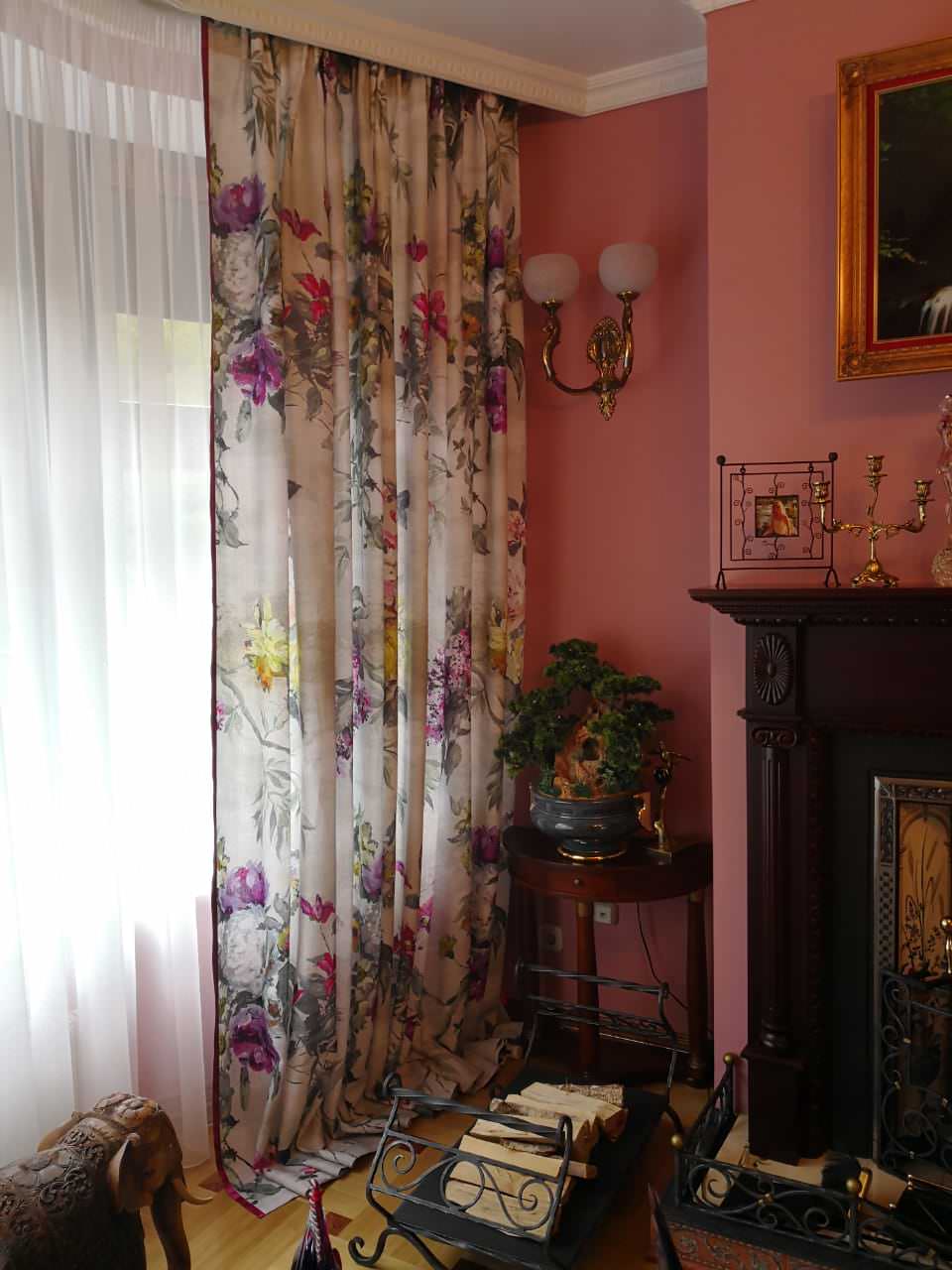 Шторы на даче в Лесных Далях - ГОСТИНАЯ