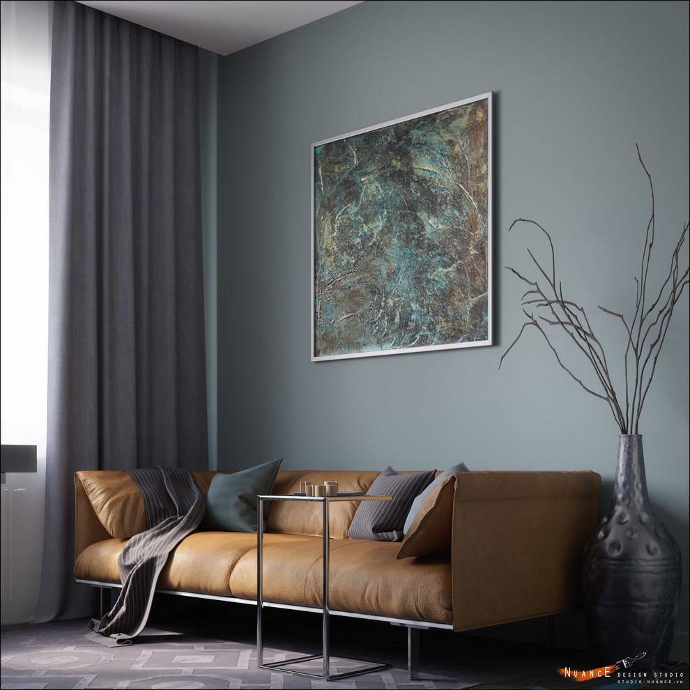 Строгий кабинет в загородном доме