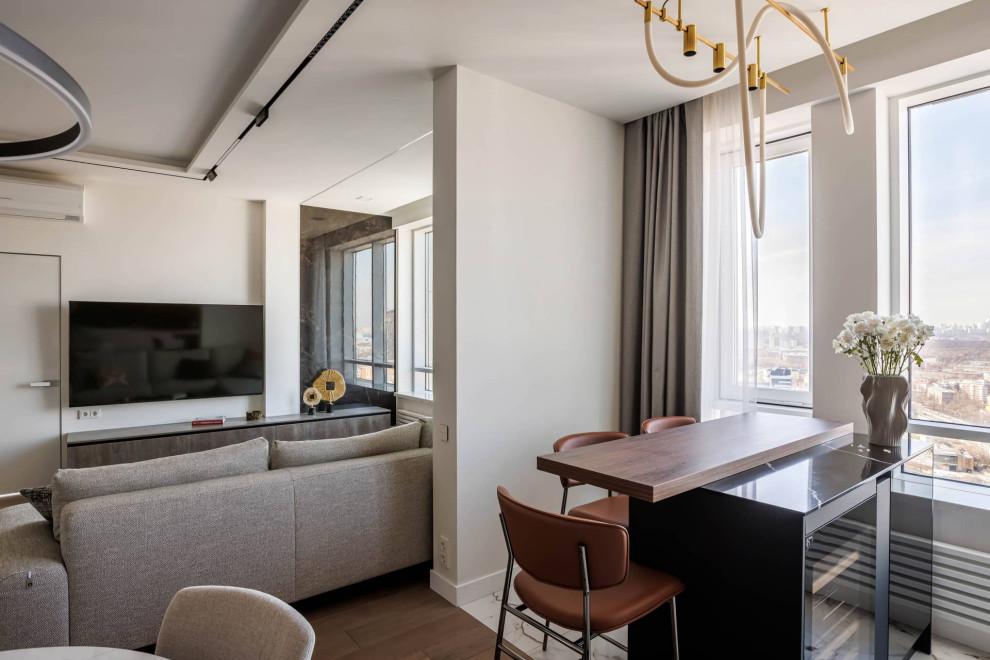 Дизайн и ремонт квартиры в ЖК «Хедлайнер» — Классическая геометрия