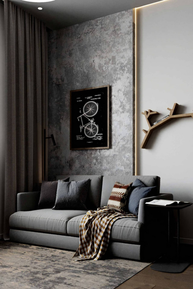 Дизайн и ремонт квартиры в ЖК «Квартал на Никулинской» — Акцент на дерево