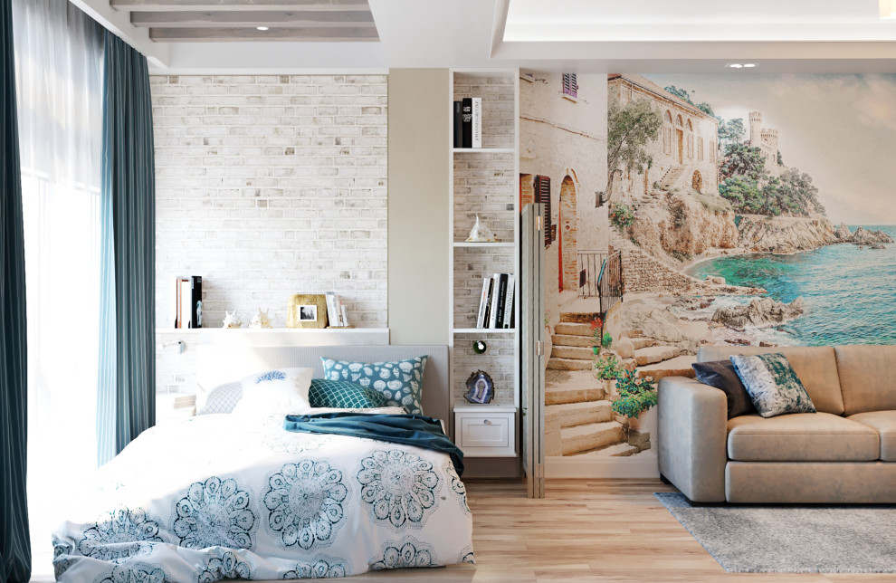 Дизайн проект квартиры 56 м2 в стиле "Средиземноморье"