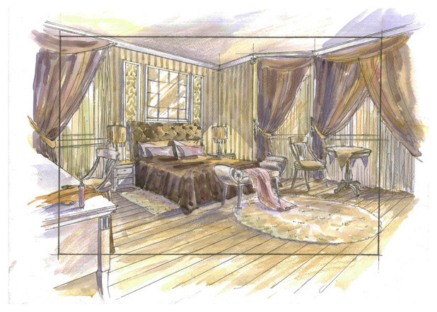 Альбом эскизов для интерьеров