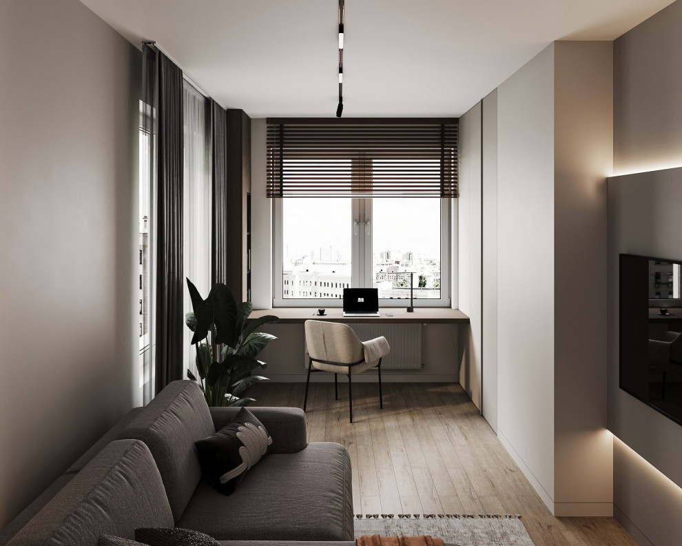 Дизайн-проект 3х-комнатной квартиры в "ЖК БелАрт", 78 кв.м