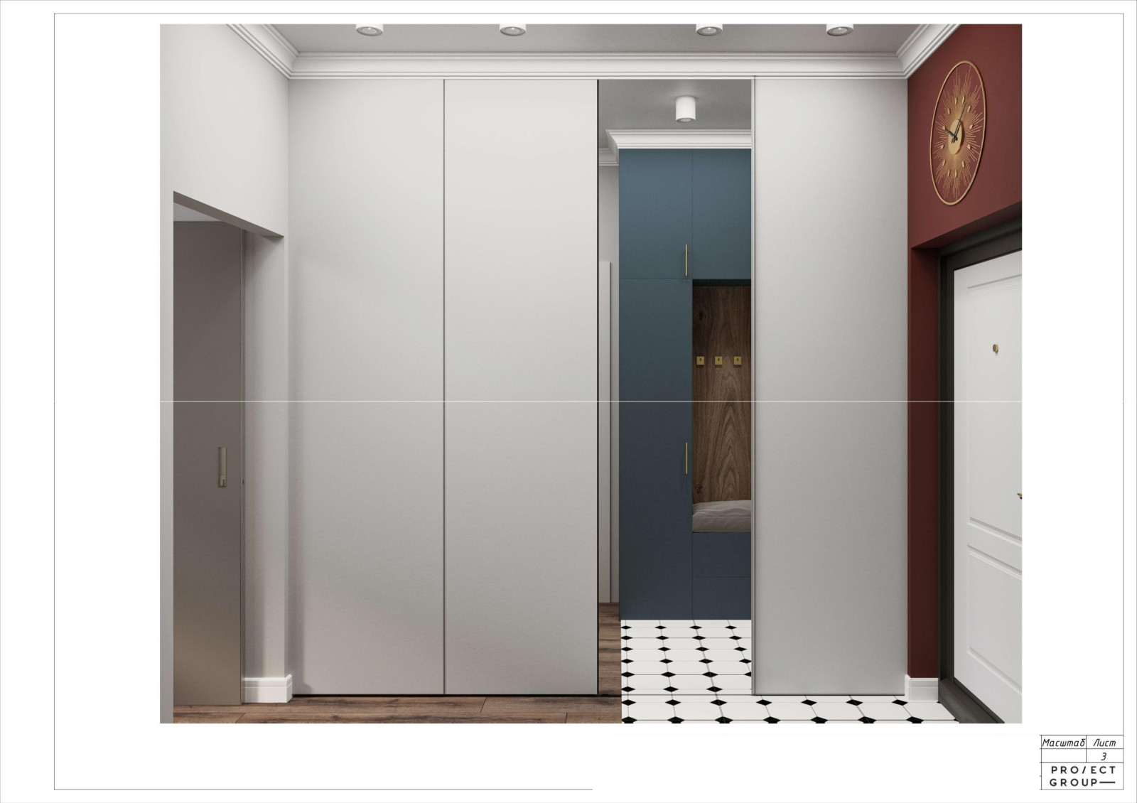 Проект В ЖК Ривер парк 40 м2