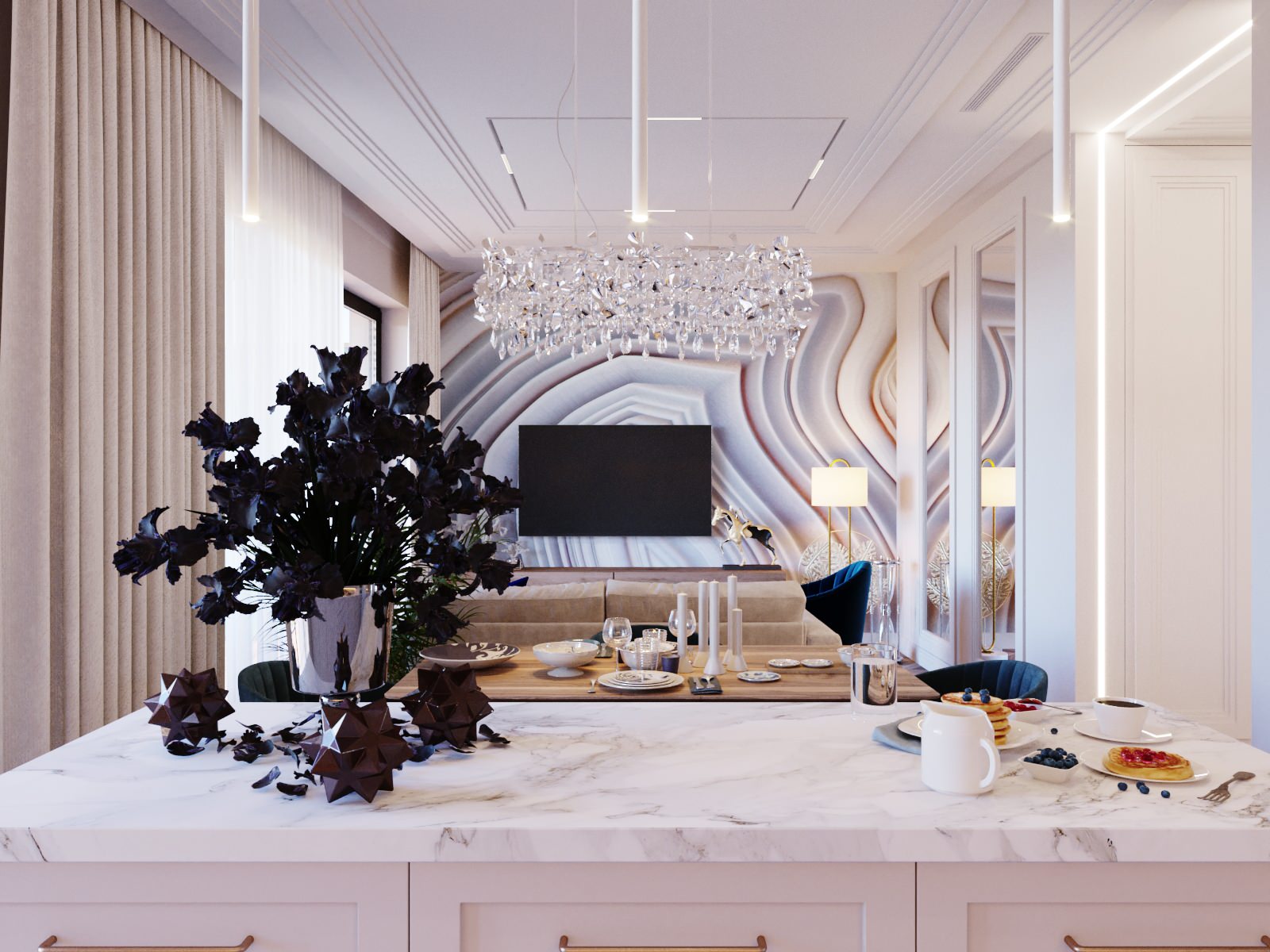 Проект квартиры ЖК Актер Галакси г. Сочи