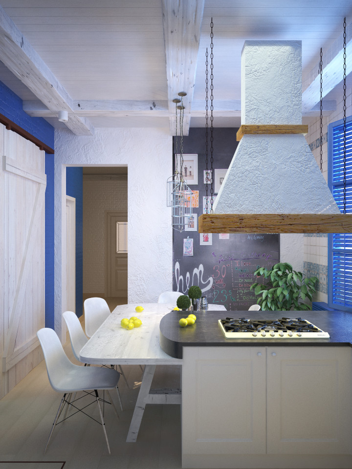 Mediterranean style house in Simferopol