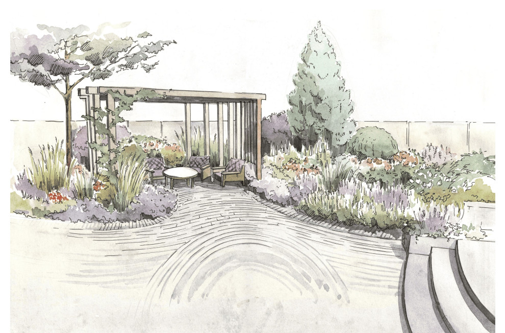 Обложка проекта: Дизайн-проект частной территории