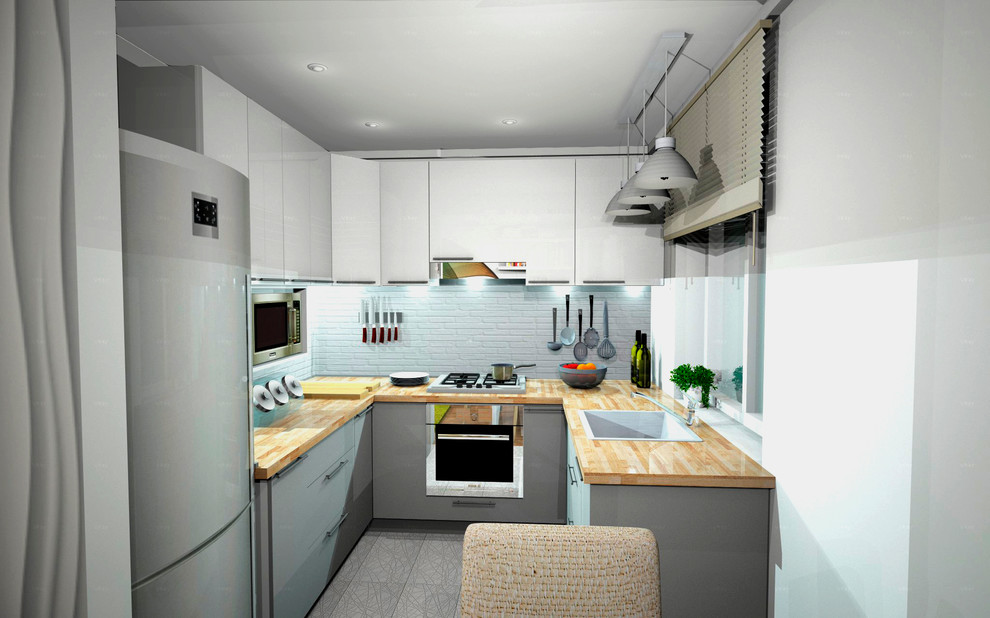 Дизайн-проект кухни-гостиной