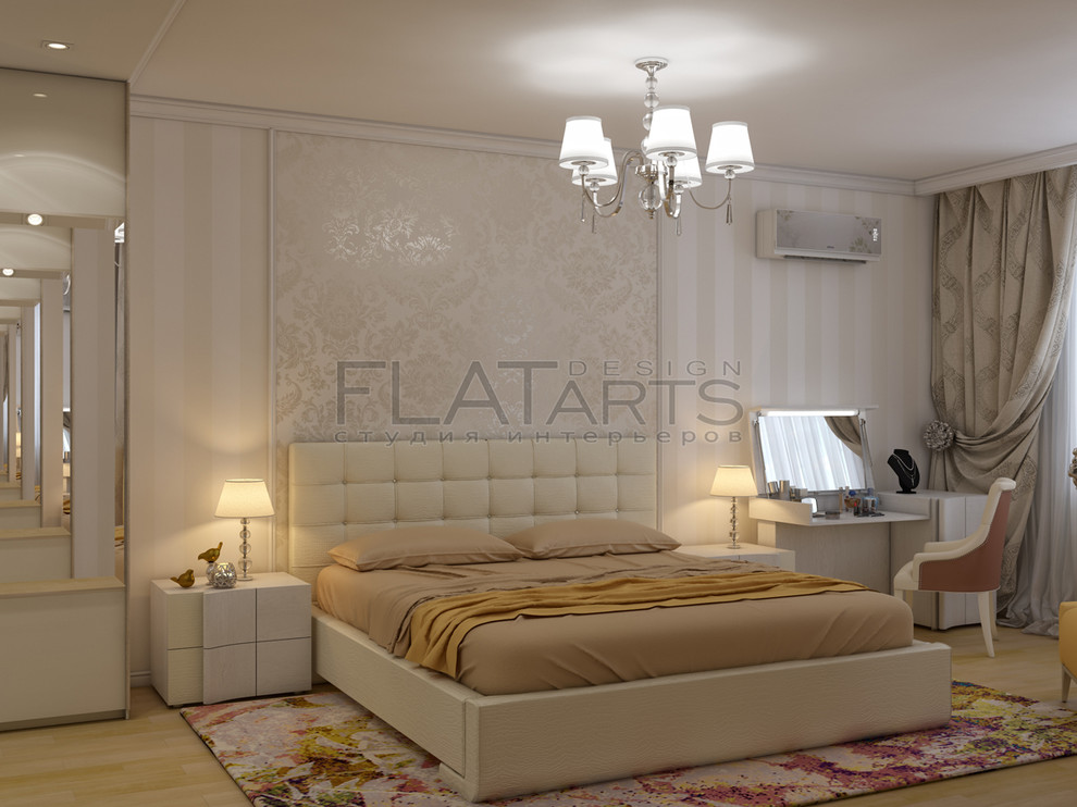 Дизайн 4х-квартиры 115кв.м.  в стиле фьюжн