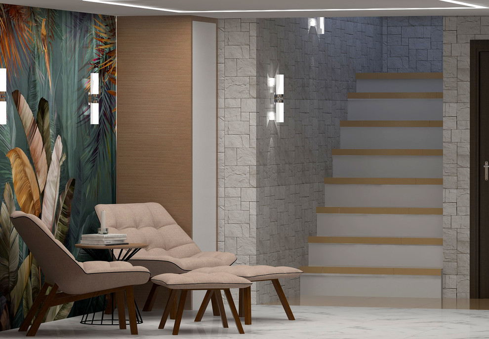 Дизайн проект спа-зоны и комнаты отдыха в загородном доме