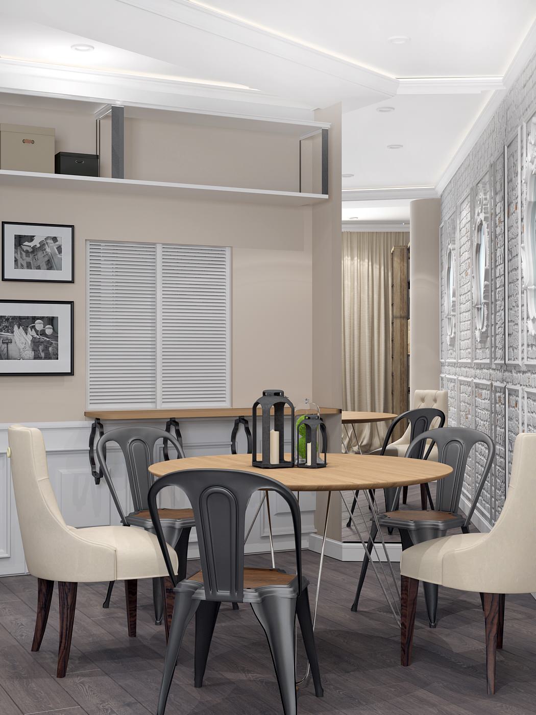 Гостиная дизайн-студии интерьеров Vitta-Group