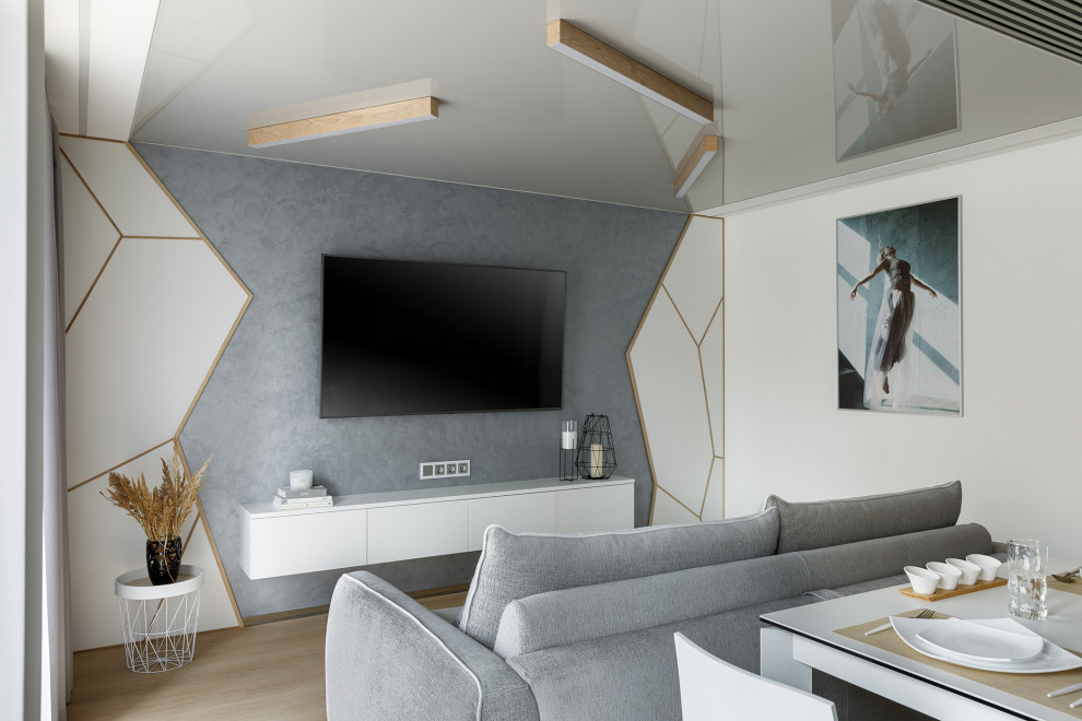 Интерьер трёхкомнатной квартиры в стиле минимализм, г. Калининград