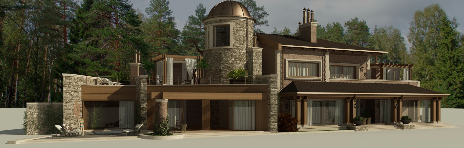 Дом в стиле шале