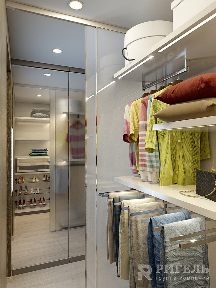 Ар-деко в интерьере двухкомнатной квартиры для женщины