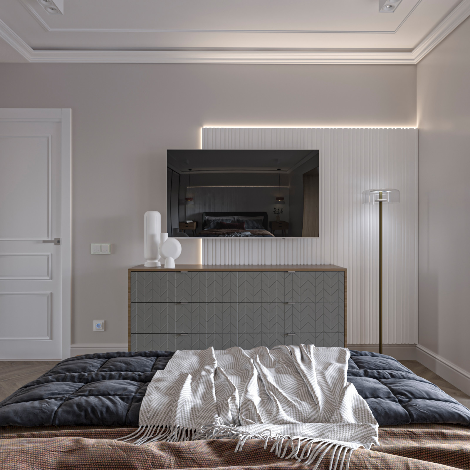 Проект квартиры в современном стиле.