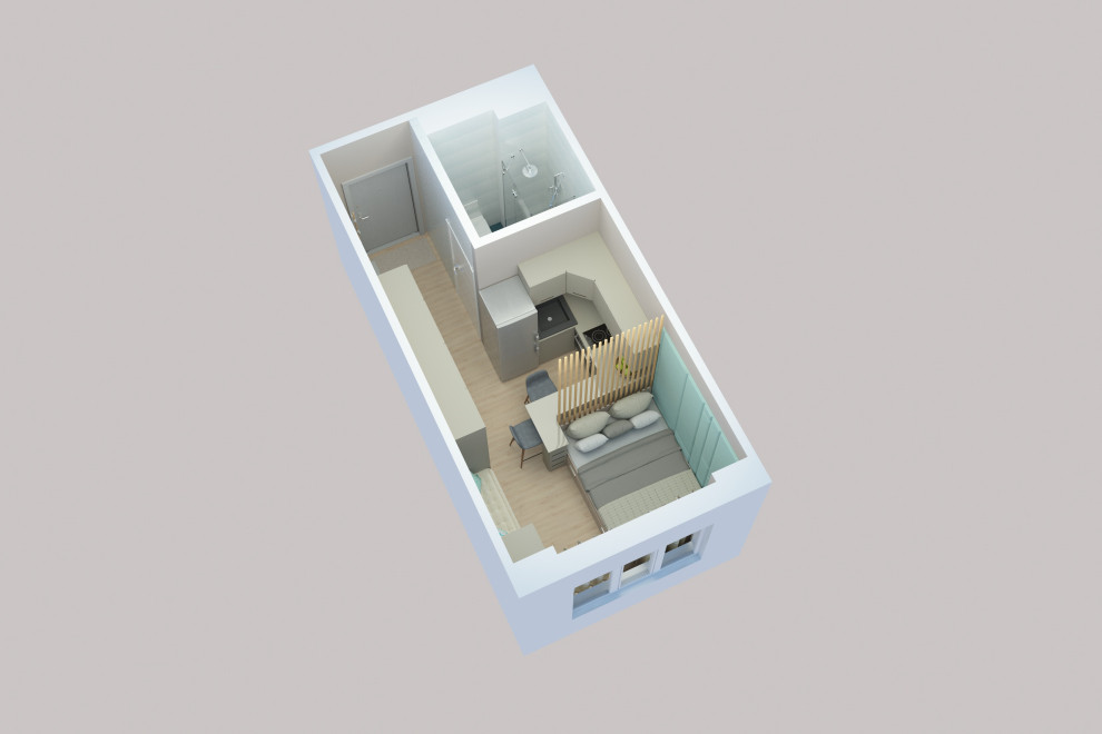 Обложка проекта: Студия ЖК Level Амурская