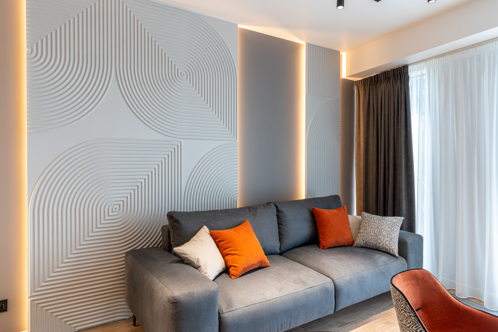 Ремонт двухкомнатной квартиры с  кухней-гостиной