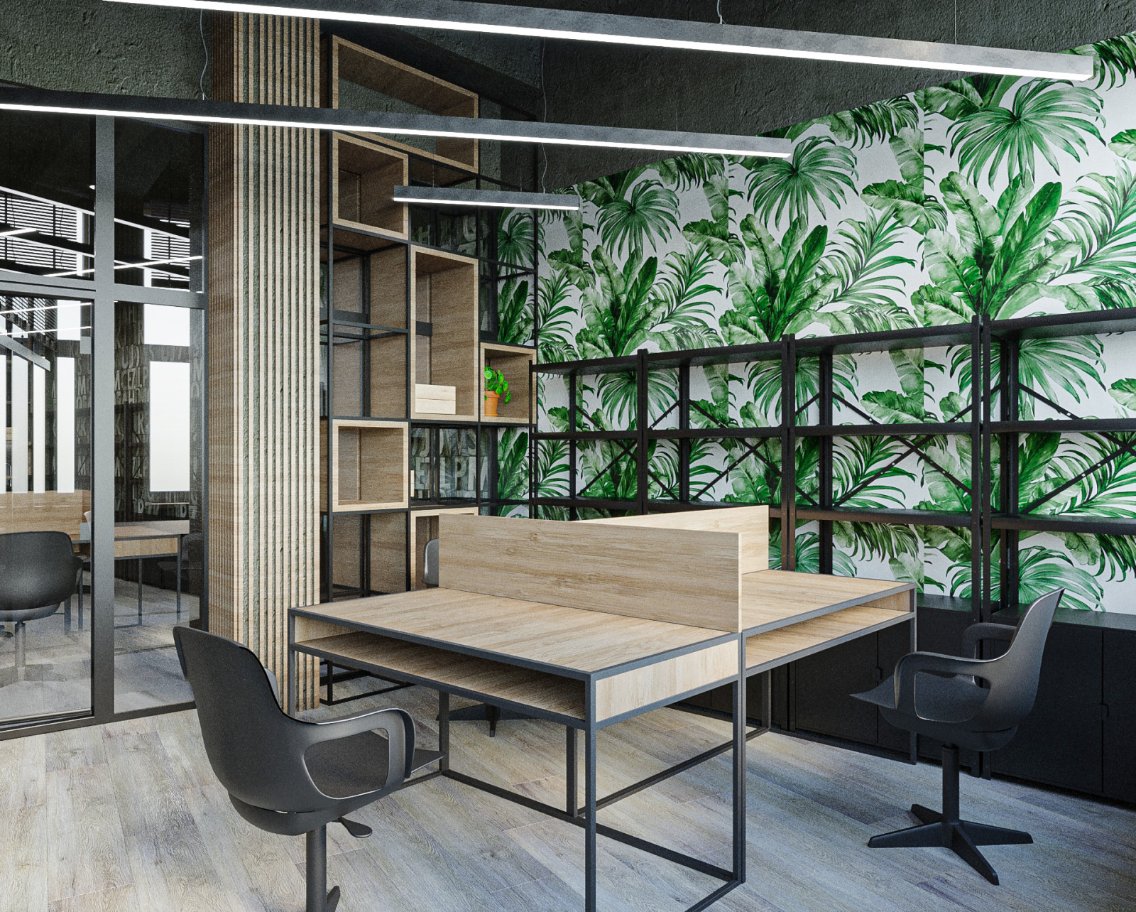 Дизайн проект офиса франчази Додо Пицца в Спб.