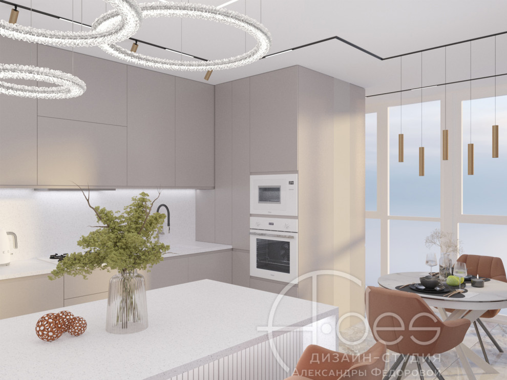 Дизайн интерьера квартиры 75 м2.